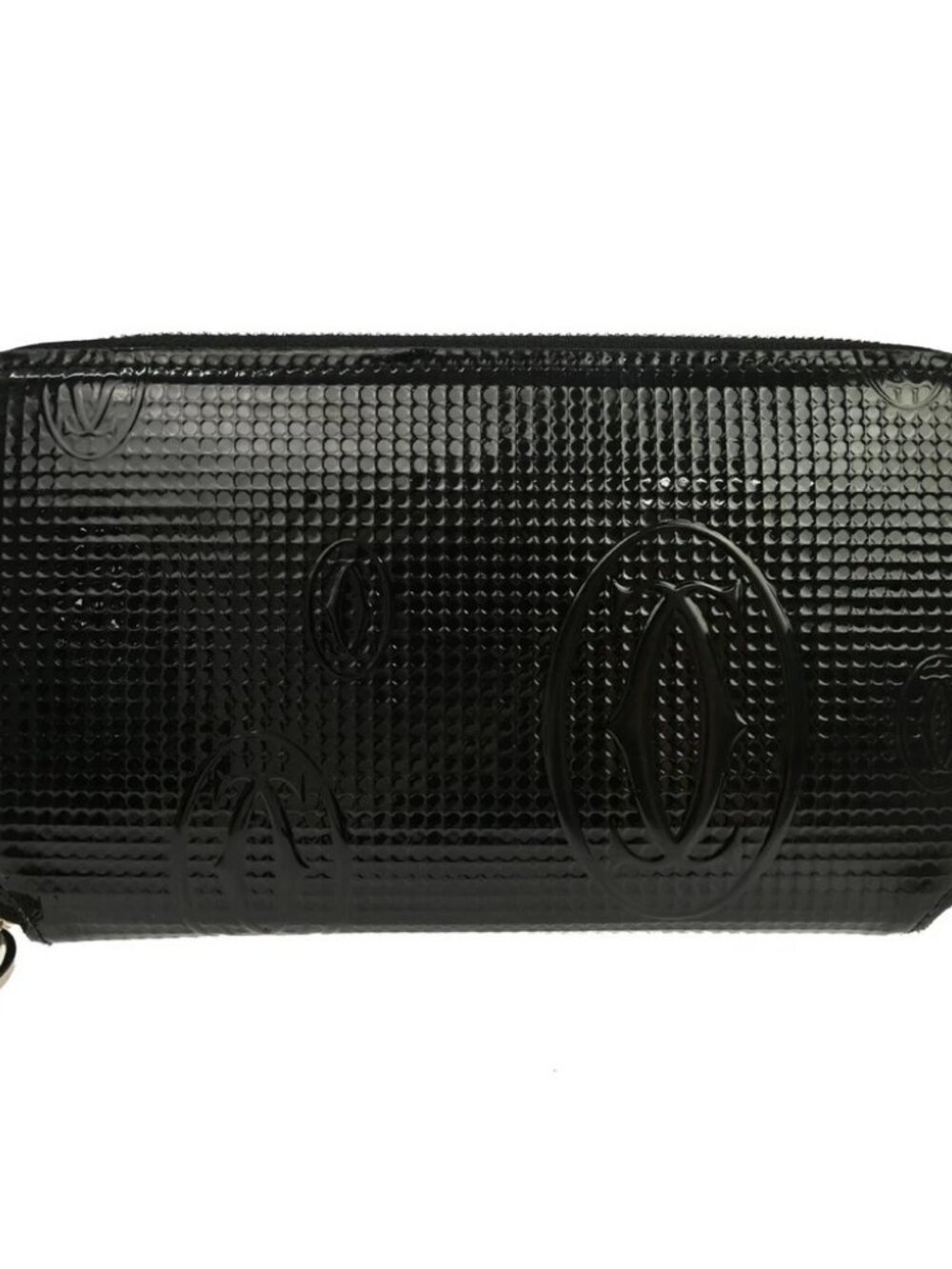 Cartier Black Long Zipper Wallet FCQG